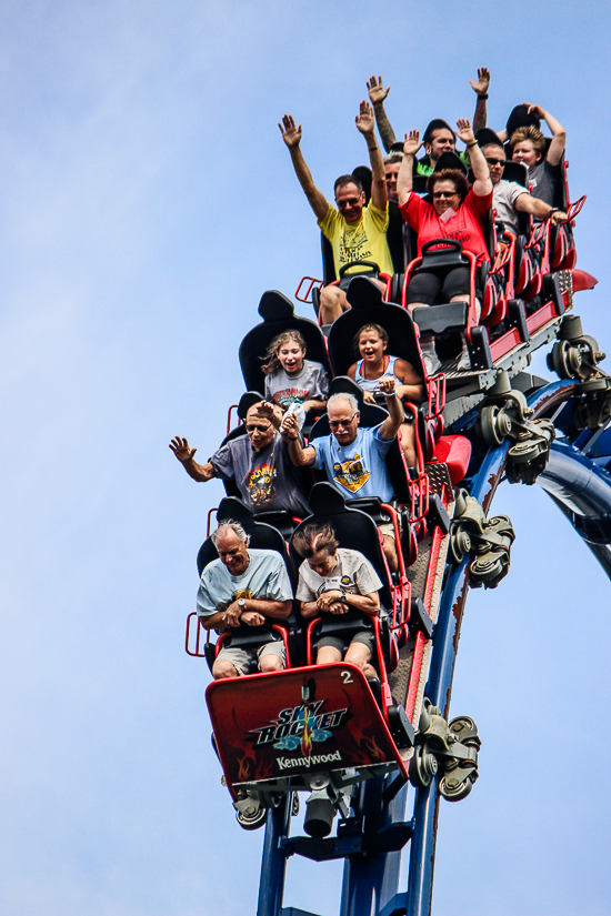 The Sky Rocket Roller Coaster at Kennywood Park, West Mifflin, PA