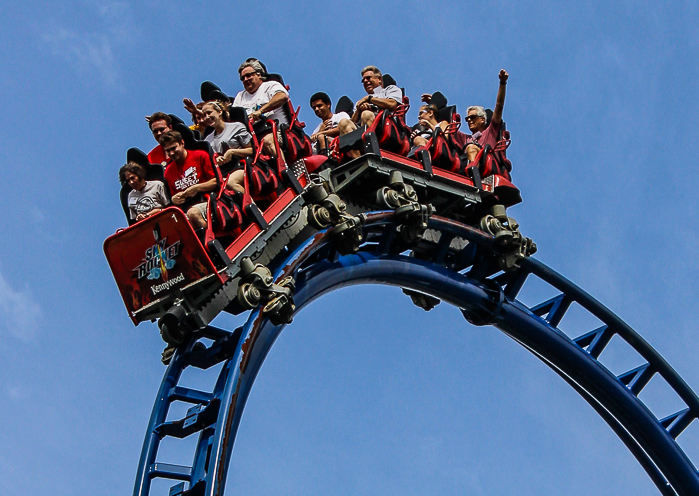 The Sky Rocket Roller Coaster at Kennywood Park, West Mifflin, PA