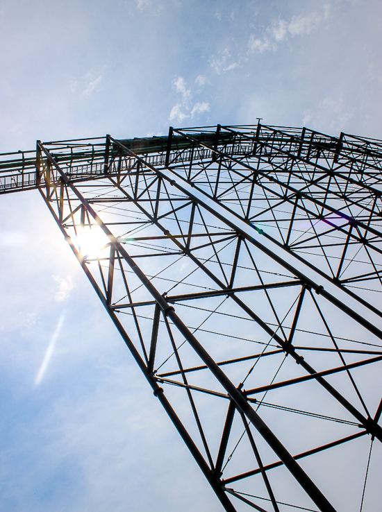 The Steel Phantom Roller Coaster at Kennywood Park, West Mifflin, PA