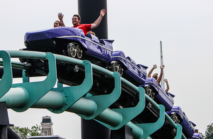 The Steel Phantom Roller Coaster at Kennywood Park, West Mifflin, PA