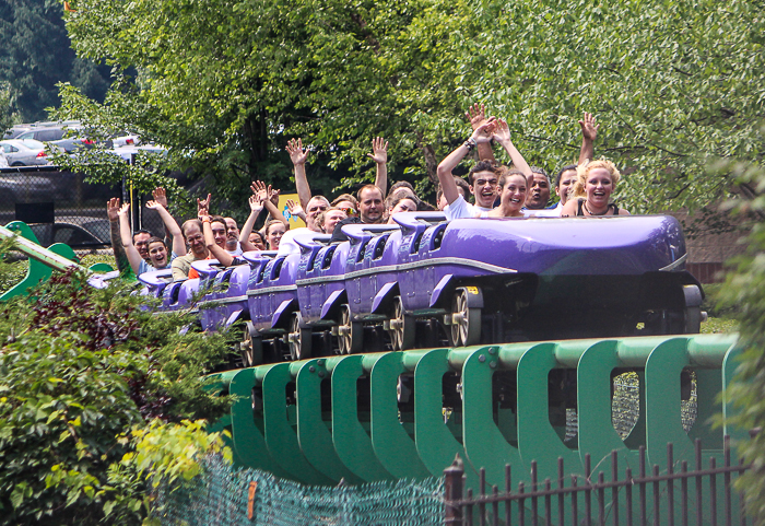 The Steel Phantom Roller Coaster at Kennywood Park, West Mifflin, PA