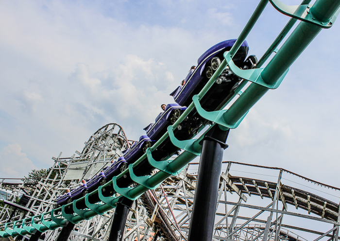 The Steel Phantom Roller Coaster at Kennywood Park, West Mifflin, PA