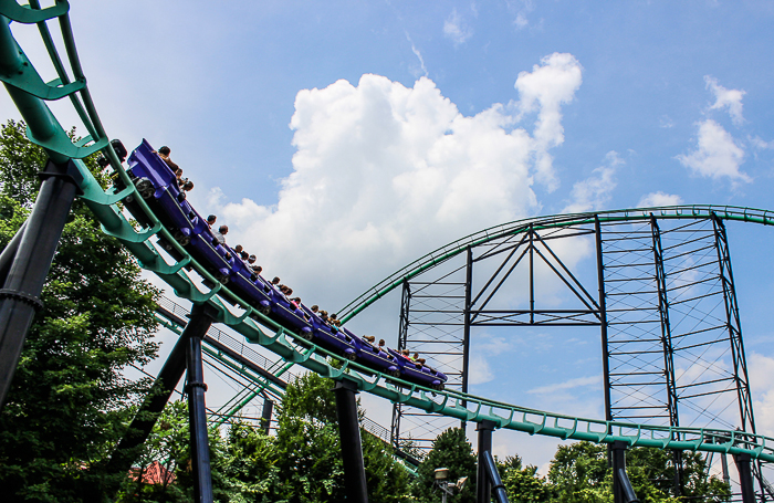 The Steel Phantom Roller Coaster at Kennywood Park, West Mifflin, PA