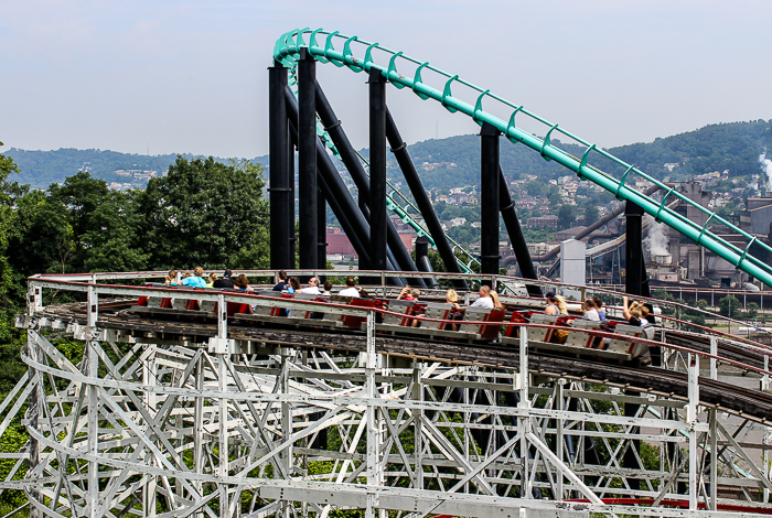 The Thunderbolt Roller Coaster at Kennywood Park, West Mifflin, PA