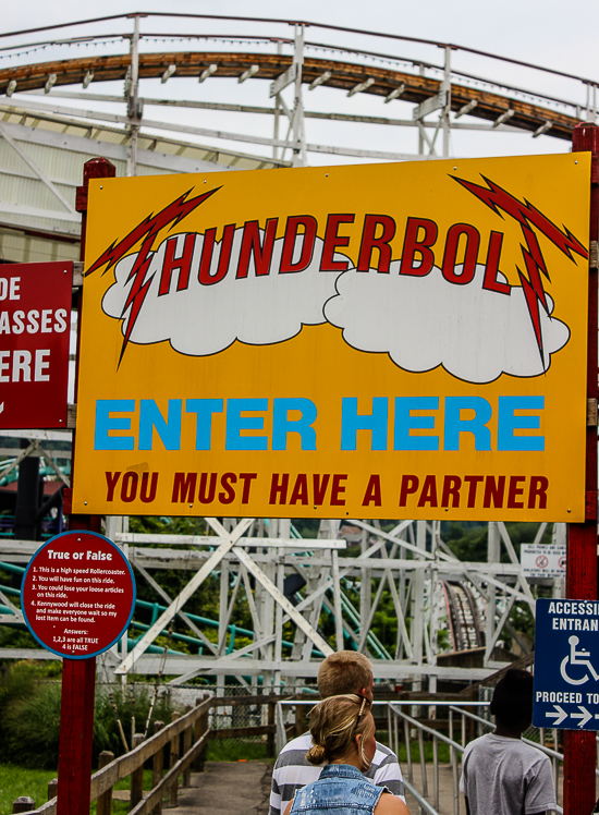 The Thunderbolt Roller Coaster at Kennywood Park, West Mifflin, PA