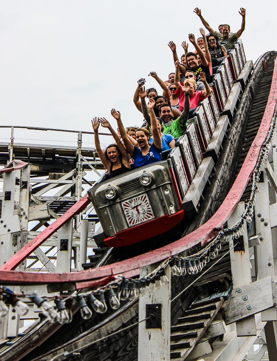 The Thunderbolt Roller Coaster at Kennywood Park, West Mifflin, PA