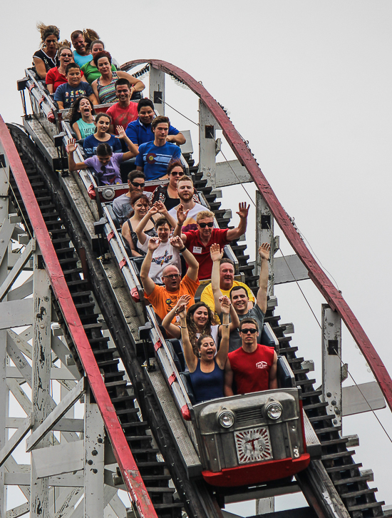 The Thunderbolt Roller Coaster at Kennywood Park, West Mifflin, PA