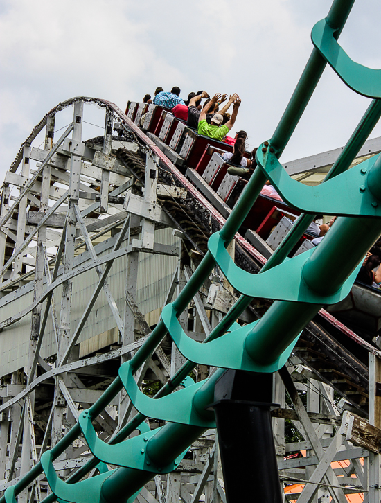 The Thunderbolt Roller Coaster at Kennywood Park, West Mifflin, PA