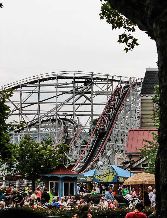 The Thunderbolt Roller Coaster at Kennywood Park, West Mifflin, PA