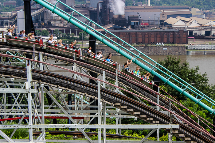 The Thunderbolt Roller Coaster at Kennywood Park, West Mifflin, PA