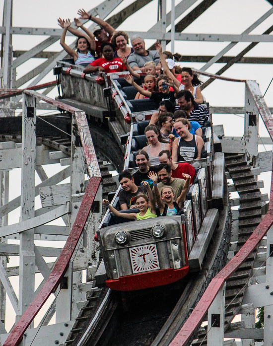 The Thunderbolt Roller Coaster at Kennywood Park, West Mifflin, PA