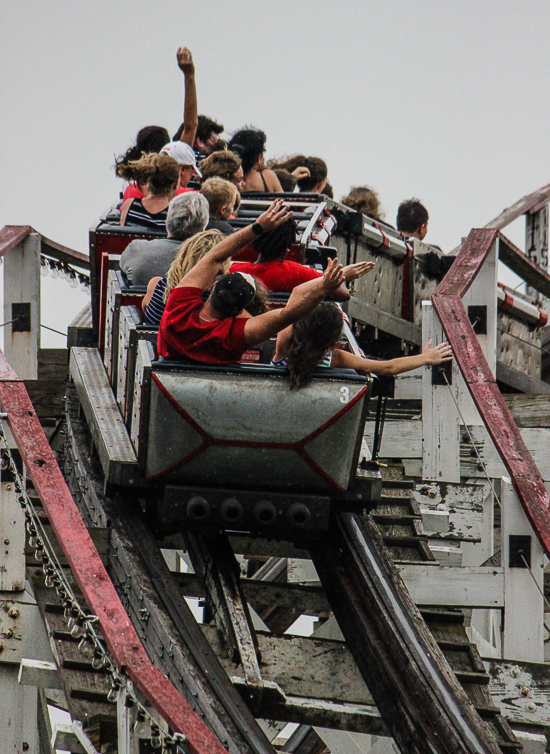 The Thunderbolt Roller Coaster at Kennywood Park, West Mifflin, PA