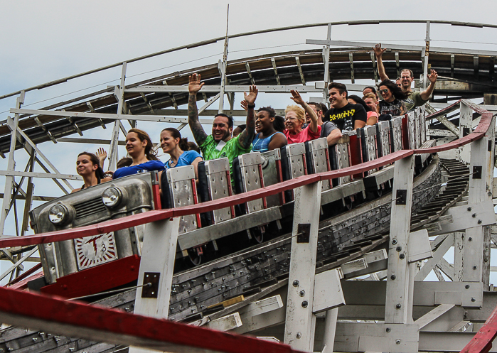 The Thunderbolt Roller Coaster at Kennywood Park, West Mifflin, PA