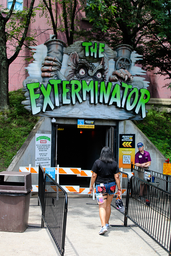 The Exterminator roller coaster at Kennywood Park, West Mifflin, PA
