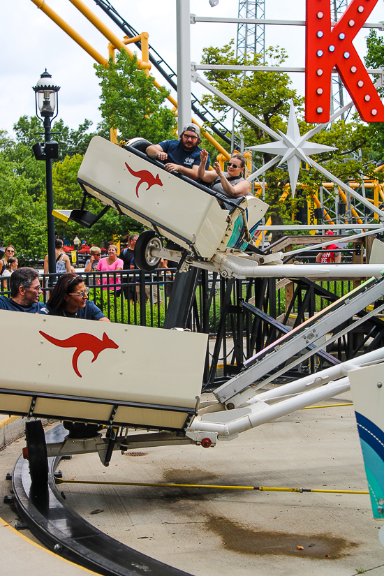 The Kangaroo ride at Kennywood Park, West Mifflin, PA