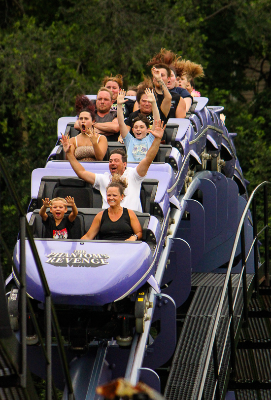 The Phantom's Revenge roller coaster at Kennywood Park, West Mifflin, PA