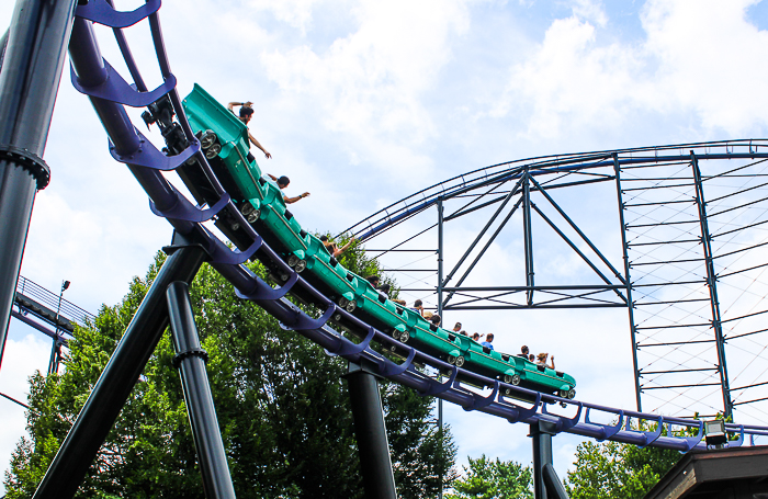 The Phantom's Revenge roller coaster at Kennywood Park, West Mifflin, PA