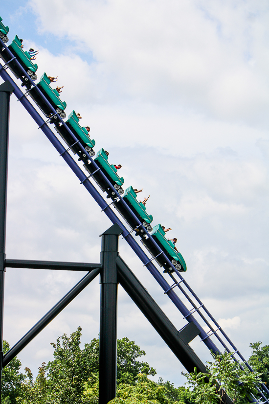 The Phantom's Revenge roller coaster at Kennywood Park, West Mifflin, PA