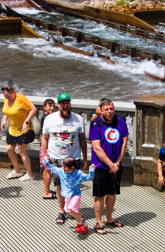 The Pittsburgh Plunge at Kennywood Park, West Mifflin, PA