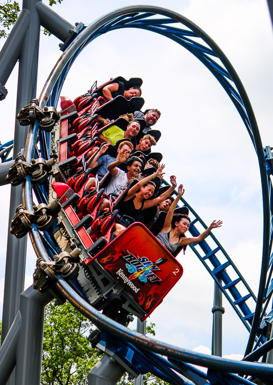 The Sky Rocket roller coaster at Kennywood Park, West Mifflin, PA