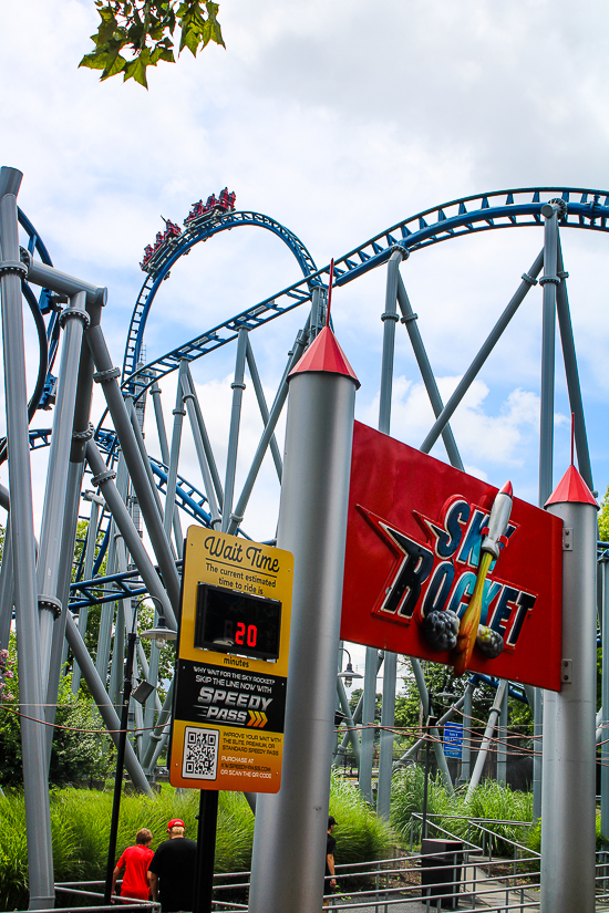 The Sky Rocket roller coaster at Kennywood Park, West Mifflin, PA