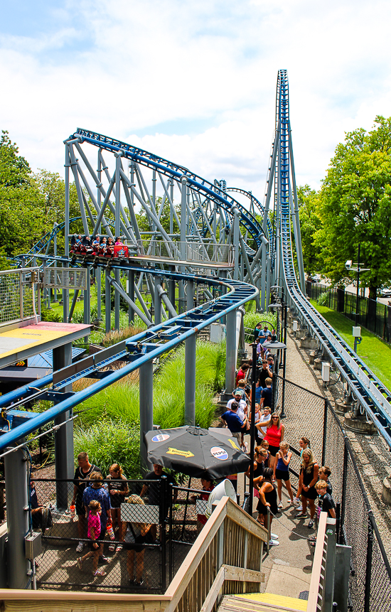 The Sky Rocket roller coaster at Kennywood Park, West Mifflin, PA