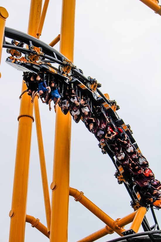 The Steel Curtain roller coaster at Kennywood Park, West Mifflin, PA