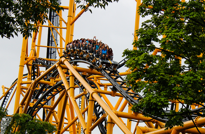 The Steel Curtain Roller Coaster at Kennywood Park, West Mifflin, PA