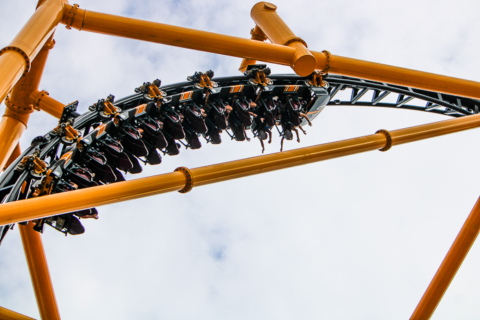 The Steel Curtain roller coaster at Kennywood Park, West Mifflin, PA