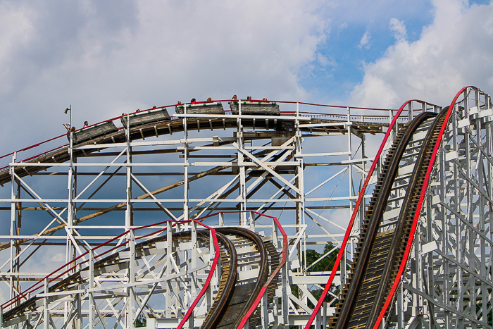 The Thunderbolt Roller Coaster at Kennywood Park, West Mifflin, PA