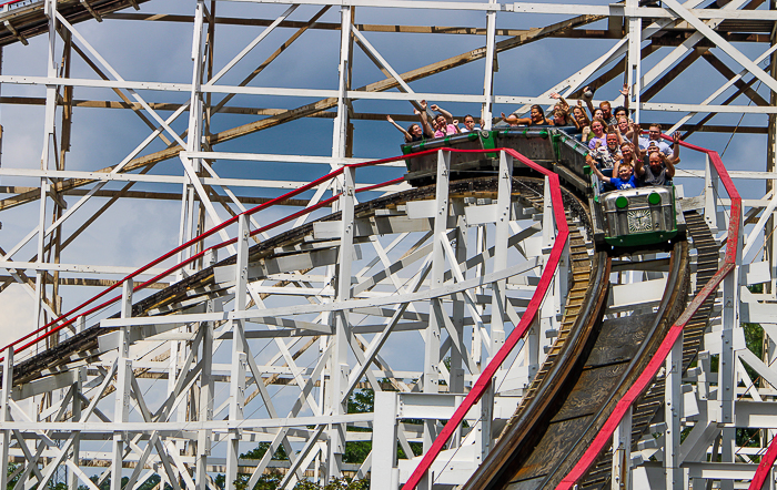 The Thunderbolt Roller Coaster at Kennywood Park, West Mifflin, PA