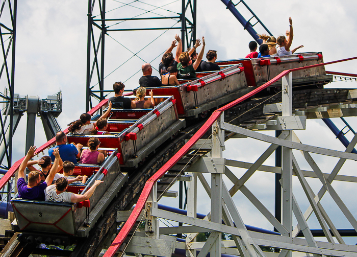 The Thunderbolt Roller Coaster at Kennywood Park, West Mifflin, PA