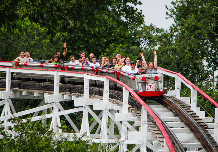 The Thunderbolt Roller Coaster at Kennywood Park, West Mifflin, PA