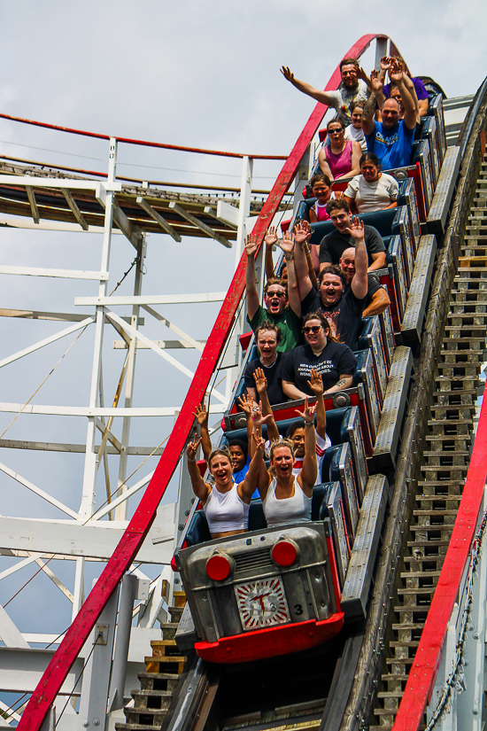 The Thunderbolt Roller Coaster at Kennywood Park, West Mifflin, PA