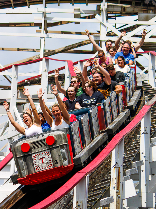 The Thunderbolt Roller Coaster at Kennywood Park, West Mifflin, PA
