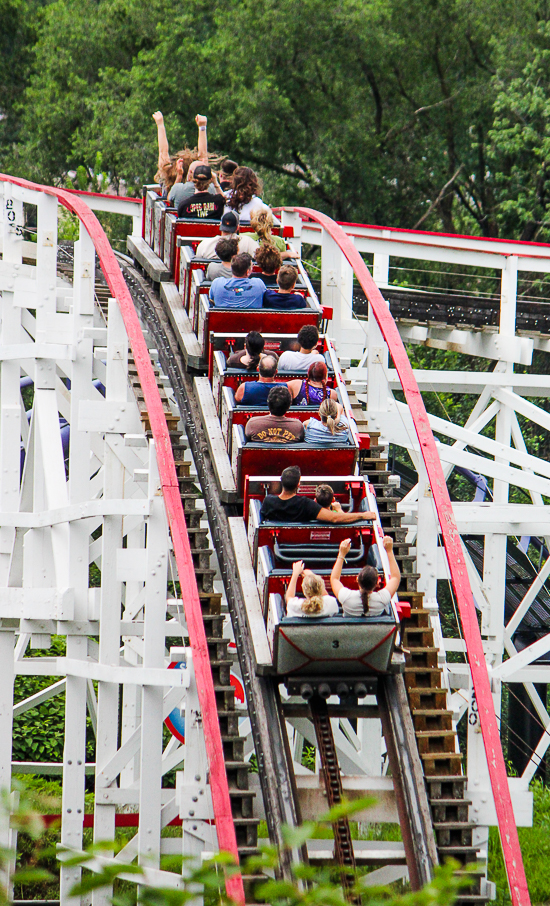 The Thunderbolt Roller Coaster at Kennywood Park, West Mifflin, PA