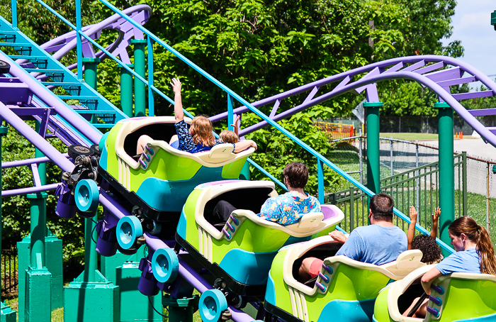 Hollyhock & Roll at Kentucky Kingdom Theme Park, Louisville, Kentucky