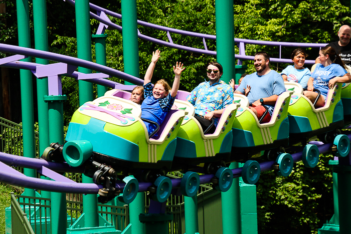 Hollyhock & Roll at Kentucky Kingdom Theme Park, Louisville, Kentucky