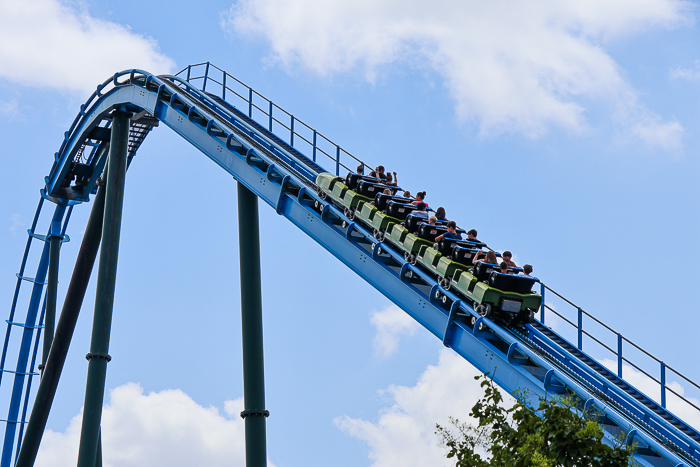 Lightning Run at Kentucky Kingdom Theme Park, Louisville, Kentucky