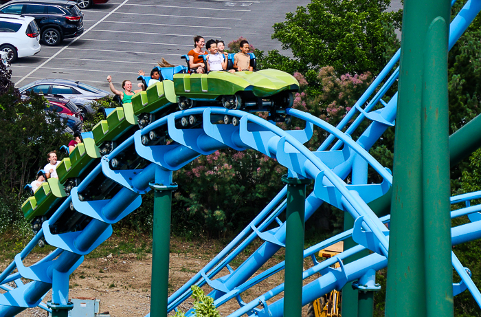 Lightning Run at Kentucky Kingdom Theme Park, Louisville, Kentucky