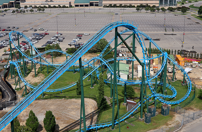 Lightning Run at Kentucky Kingdom Theme Park, Louisville, Kentucky