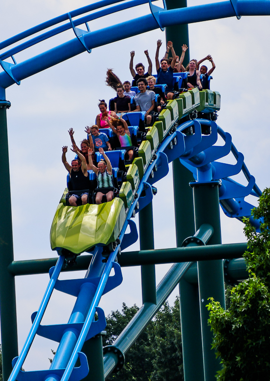 Lightning Run at Kentucky Kingdom Theme Park, Louisville, Kentucky