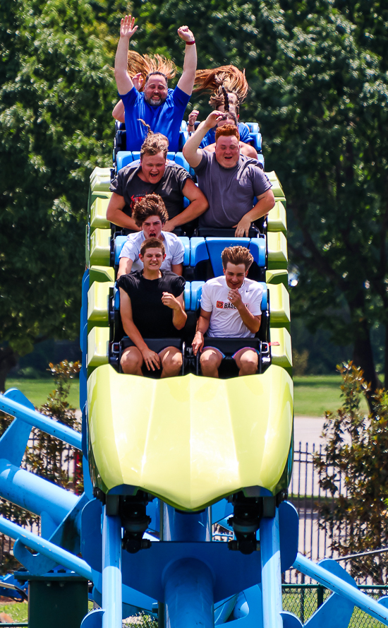 Lightning Run at Kentucky Kingdom Theme Park, Louisville, Kentucky