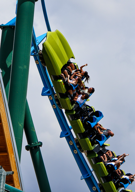 Lightning Run at Kentucky Kingdom Theme Park, Louisville, Kentucky