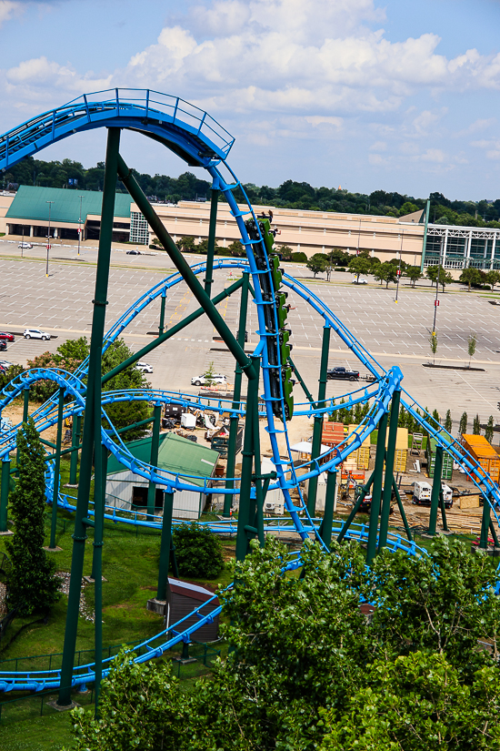 Lightning Run at Kentucky Kingdom Theme Park, Louisville, Kentucky