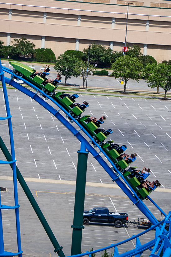 Lightning Run at Kentucky Kingdom Theme Park, Louisville, Kentucky