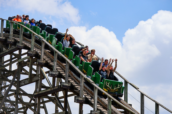 Wilderness Run at Kentucky Kingdom Theme Park, Louisville, Kentucky