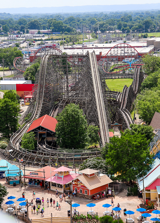 Wilderness Run at Kentucky Kingdom Theme Park, Louisville, Kentucky