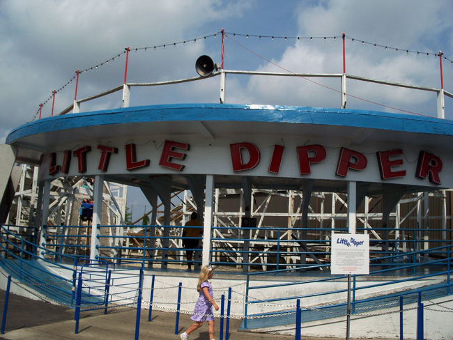 The Little Dipper Roller Coaster at Kiddieland, Melrose Park, Illinois