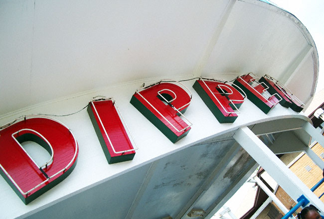 The Little Dipper Roller Coaster at Kiddieland, Melrose Park, Illinois